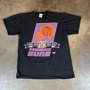 Vintage 90s Phoenix Suns black basketball tee Men's Size L